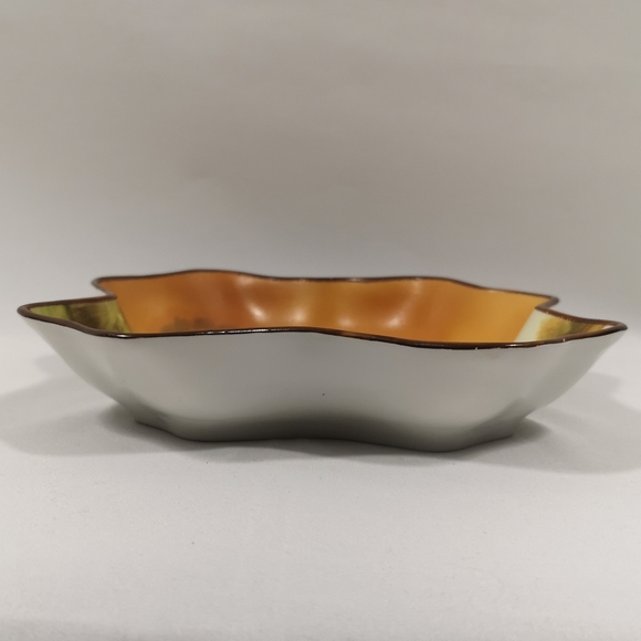 Antique Hand-Painted Shallow Bowl, Marked Nippon Japan 1891-1921 Great Conditio - Picture 4 of 9